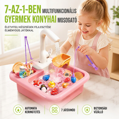 👨‍👩‍👧 Gyerekeknek szóló vízjátékok, mosogatógépek és konyhai játékok