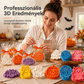 💀🎃 Halloween mini 3D süteménykivágó készlet | Egynyomásos koponya-, szellem- és tök-dombornyomó formák