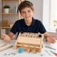 Montessori fa csavarhúzós tábla játék kisgyermekek számára