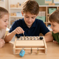 Montessori fa csavarhúzós tábla játék kisgyermekek számára