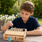 Montessori fa csavarhúzós tábla játék kisgyermekek számára