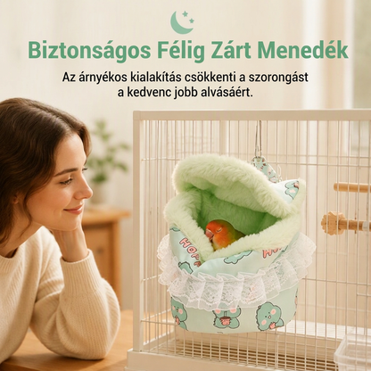 Meleg függő fészek kisállatoknak
