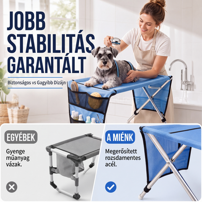 🐶 Szétszedhető kisállat-ápolóágy | Karcolás- és harapásálló / kis testű kutyák számára készült ápoló függőágy