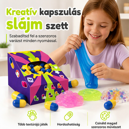 👧 Kapszulás nyálka érzékszervi játék gyerekeknek és felnőtteknek