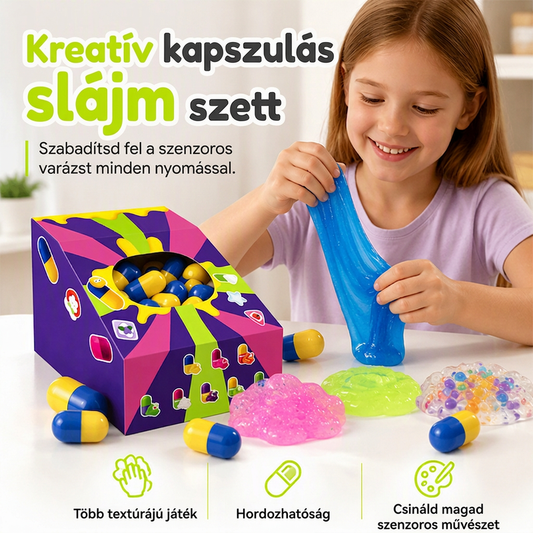 👧 Kapszulás nyálka érzékszervi játék gyerekeknek és felnőtteknek