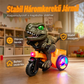 🦖 Elektromos dinoszaurusz tricikli kisgyermekek számára