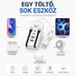 🔌  4 USB-csatlakozós elosztó 3-eres mobiltelefon-töltőaljzattal
