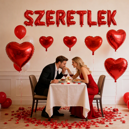 ❤️ Valentin-napi lufi díszítő készlet