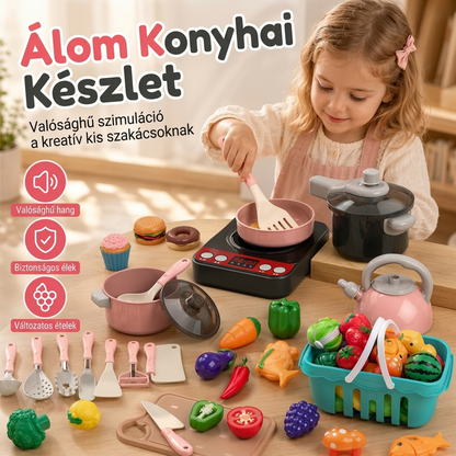 🍳 Szerepjáték konyhai játékkészlet