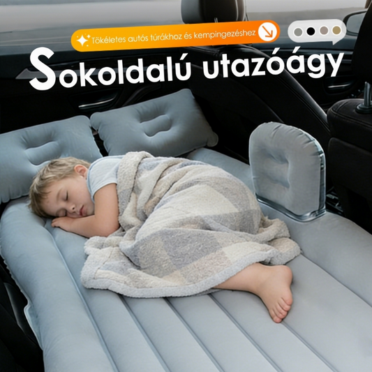 🚗 Felfújható autós légmatrac utazóágy