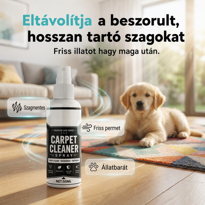 🧼Többfunkciós szőnyegtisztító, vízmentes habos típus | Mélyreható szennyeződés- és szageltávolítás