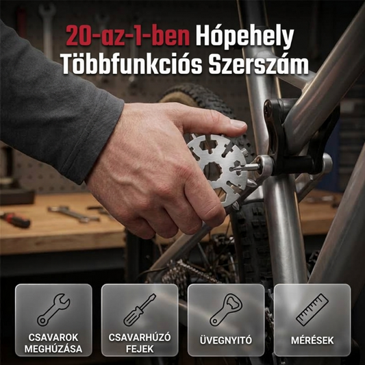 🛠️ 20 az 1-ben hópehely alakú többfunkciós szerszám