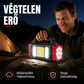 🏕️ Erős fényű LED-es zseblámpa, kültéri, újratölthető reflektor