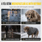 🐕 Vastagított, meleg téli kutyakabát pamutbéléssel, közepes és nagytestű kutyák számára
