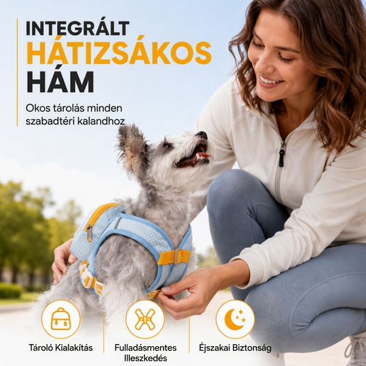 Mellény stílusú háti hordozó kutyáknak/macskáknak