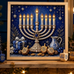 🖼️ Fakeretes DIY Hanukkah gyöngyművészeti készlet