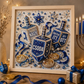 🖼️ Fakeretes DIY Hanukkah gyöngyművészeti készlet