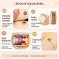 🧶 Vászon fonal tároló táska tűzsebekkel