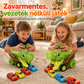 🐍 Gyermek távirányítós dinoszaurusz játékautó 6 kisautóval