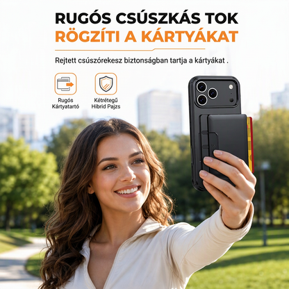 📱 Ütésálló védő tok kártyatartóval