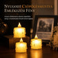 🕯️ Mini lángmentes LED elektronikus gyertyafény