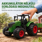 🚜 Nagy méretű gyermek mezőgazdasági traktor játékkészlet pótkocsi kiegészítőkkel, súrlódásos meghajtású és távirányítós mérnöki járművek fiúk számára