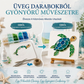 ❄️ DIY Tengeri Üveg Óceán Mozaik Művészeti Készlet