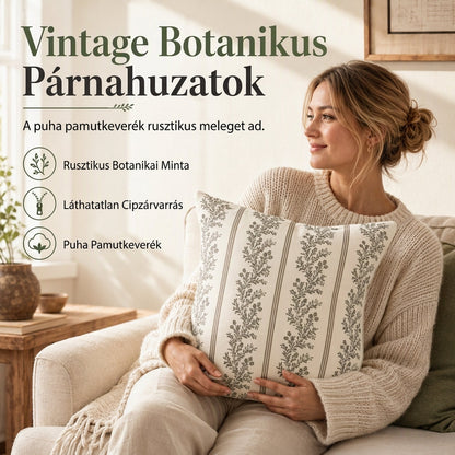 🛋️ Nyomott, eltávolítható díszpárnahuzat
