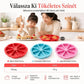 8 üreges háromszög alakú szilikon tortaforma