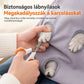 🐱✂️ Kézre nem szoruló macskaápolási kötény – ölelő tasak lábrésekkel