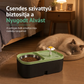 🏠 Automata etető- és itató rendszer macskáknak, 2 az 1-ben, nagy kapacitású, virág formájú, két tálas kisállat-italautomata