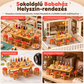 🏠 Miniatűr összecsukható asztal- és székjáték-készlet