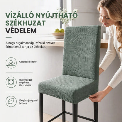 Vízálló, vastagított, nyújtható étkezőiszék-huzatok: rugalmas székvédő huzatok szállodák és éttermek számára