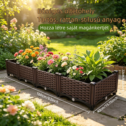 Multifunkciós zöldségültető láda