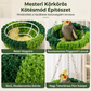 🦜Kifejezetten madarak számára tervezett, meleg, téli pamutból készült, fészek alakú függőágy