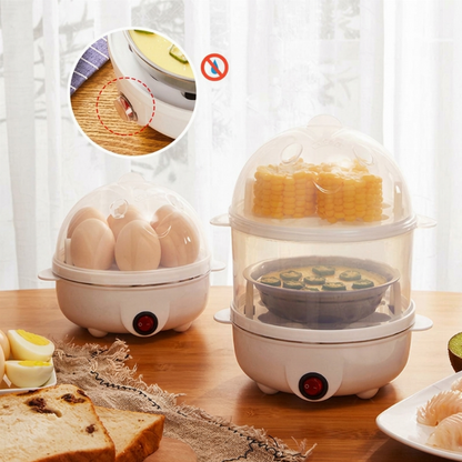 🥗 Multifunkciós otthoni minifőző tojásfőző, automatikus kikapcsolással