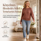 👚 Női, alkalmi, bő fazonú, kerek nyakkivágású, hosszú ujjú kötött pulóver, leeső vállú denevérujj kialakítással és oldalán ráncolt dizájnnal