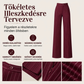 👖 Nőknek magas derekú csíkos bőszárú nadrág – Kényelmes, divatos, elegáns