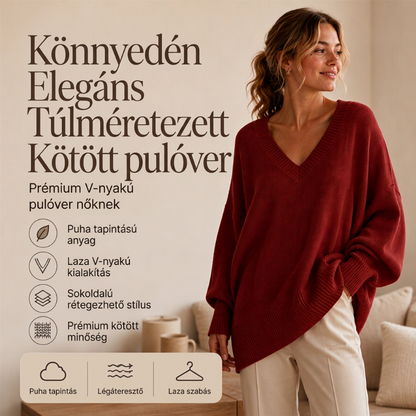 Nők Középhosszú Kötött Pulóvere