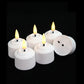 🕯️ Lángmentes LED gyertya – Tealight, újratölthető, otthoni hangulat