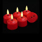 🕯️ Lángmentes LED gyertya – Tealight, újratölthető, otthoni hangulat