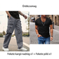 👖 Férfi többzsebes egyenes szárú cargo nadrág