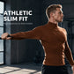 👔 Férfi, karcsúsított szabású, ál-turtleneck felső