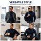 👔 Férfi, karcsúsított szabású, ál-turtleneck felső