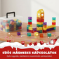 🧩 Mágneses építőjáték-készlet gyerekeknek