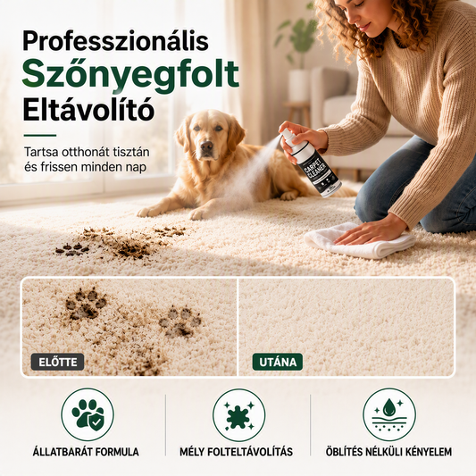 🧼Többfunkciós szőnyegtisztító, vízmentes habos típus | Mélyreható szennyeződés- és szageltávolítás